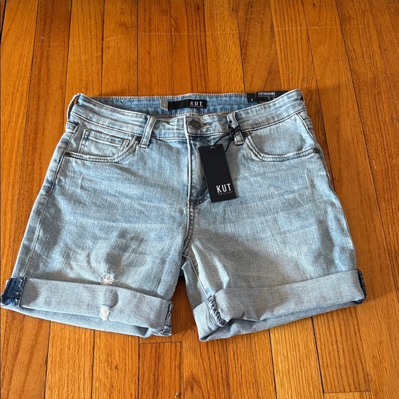 Kut from the Kloth Pants - Kut from the Kloth Light Blue Jean Shorts